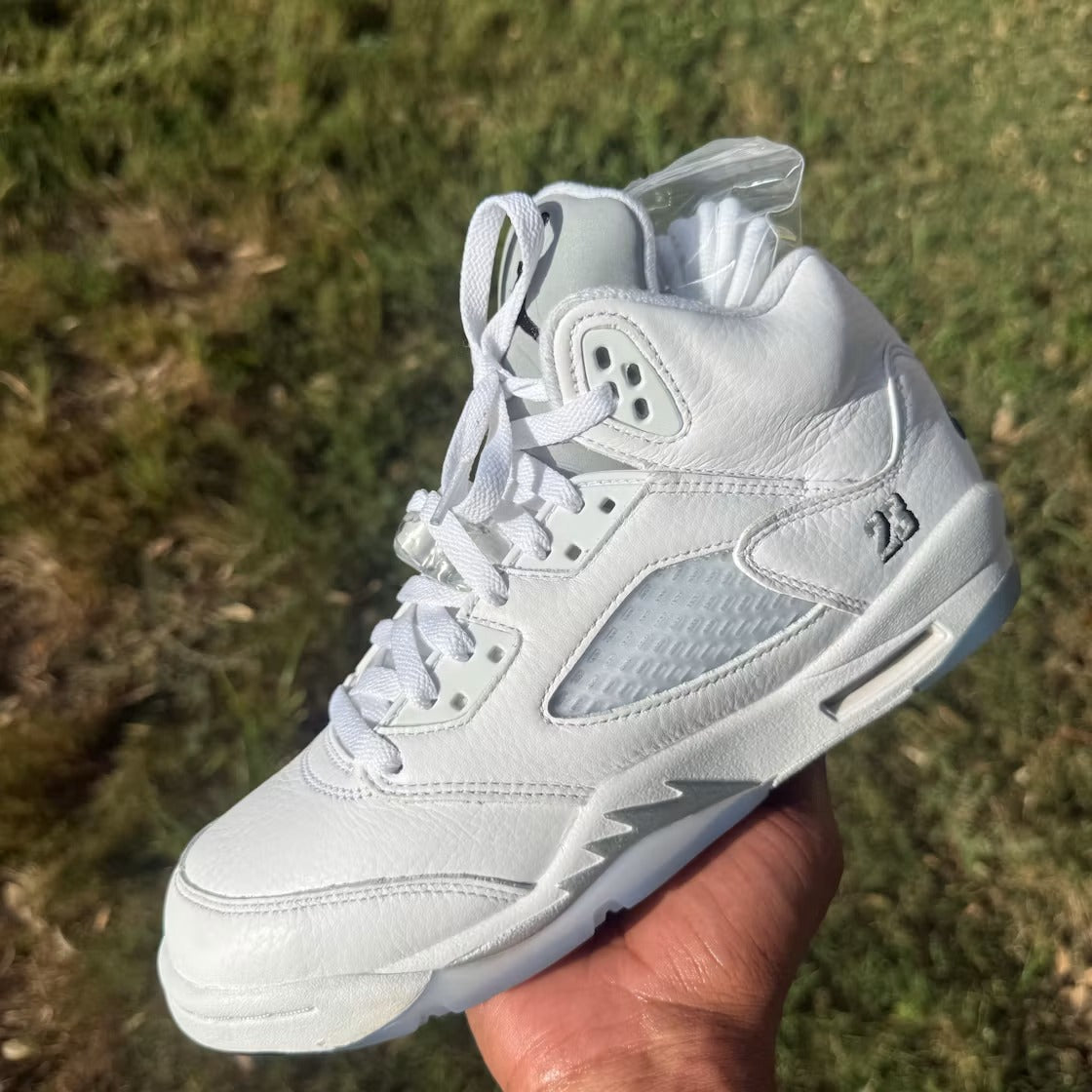 Used - Air Jordan 5 Retro White Metallic (2026) (GS) - US 7Y - detail 4