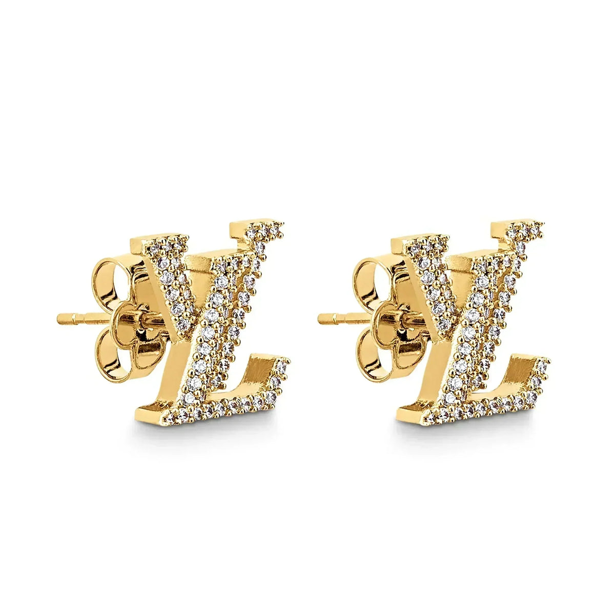 18K Louis Vuitton Iconic Diamonds Earrings